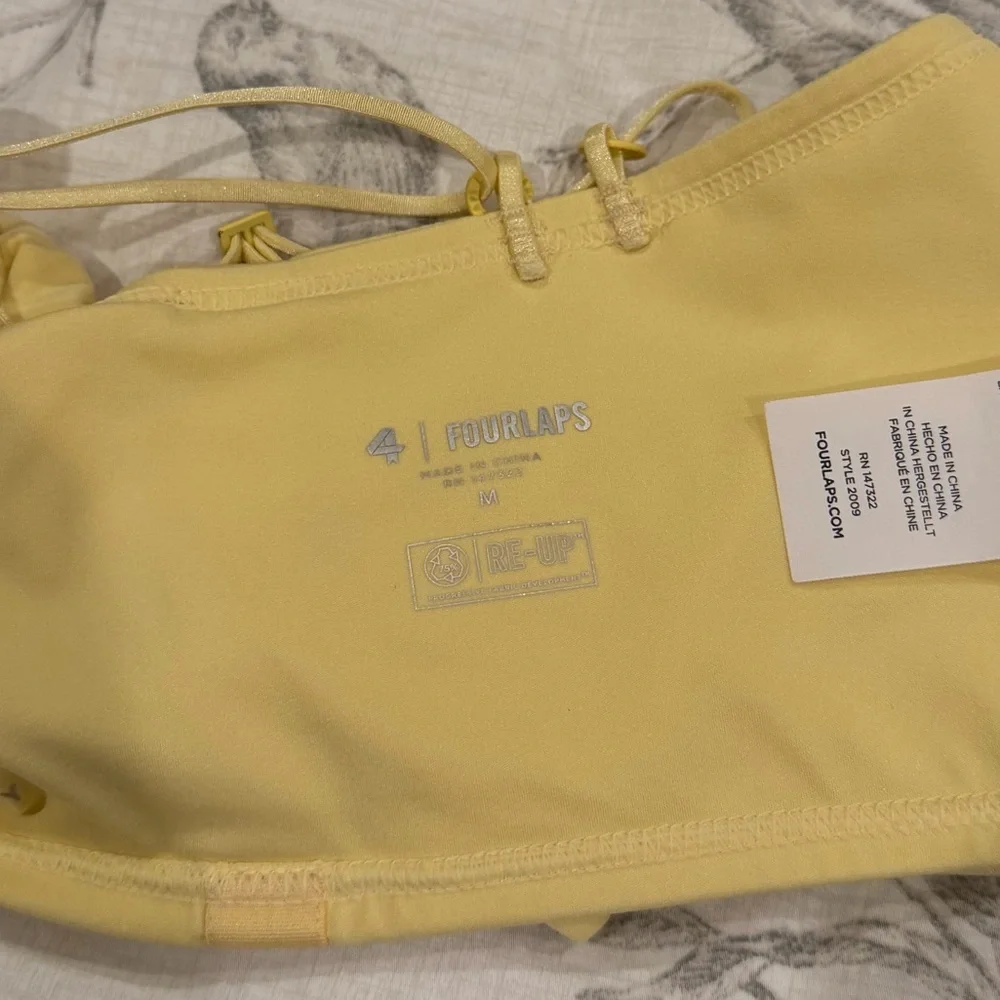 Fourlaps Poise Longline Bra - Banana - Picture 7 of 7